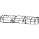 Mopar 68376072AC Seat Cushion Pad, Rear