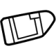 Mopar 68455238AA Handle, Outside Cap, Passenger Side