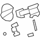 Mopar 5008741AC Fuel Door, Rear