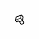 Mopar 4669871 Washer Hose Clip, Front