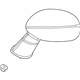 Mopar 6WA36RFQAA Mirror, Green