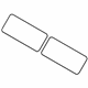 Mopar 5122354AA Rear Weatherstrip, Driver Side