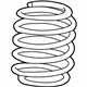 Mopar 5168663AB Coil Spring, Front