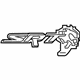 Mopar 68564506AA Nameplate, Black