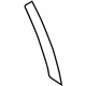 Mopar 4860556AC Glass Molding, Rear Passenger Side