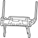 Mopar 68563510AB Cushion Frame, Rear
