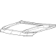 Mopar 68495222AB Hood, Front