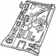 Mopar 68358137AA Floor Pan, Front Passenger Side