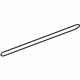 Mopar 5112257AC Belt Weatherstrip, Rear Outer Driver Side