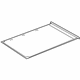 Mopar 6BH16PD2AA Sunshade, Gray, Front