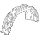 Mopar 68287918AB Fender Liner, Black, Front Passenger Side