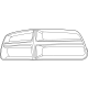Mopar 68104033AA Grille Surround, Black, Front