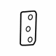 Mopar 5029209AA Reinforcement Plate, Rear