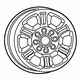 Mopar 6MP64AAAAA Wheel, Alloy