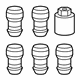Mopar 82215711AA Wheel Lock Kit
