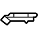Mopar 6TL55SD4AA Seat Belt Guide, Gray, Center