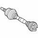 Mopar 68490131AA Axle Assembly, Front