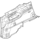 Mopar 6LF661A6AF Lower Quarter Trim, Blue
