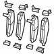 Mopar 68409860AC Brake Pads, Front