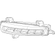 Mopar 68425740AB Fog Lamp Assembly, Front Passenger Side
