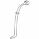 Mopar 6KE101R9AC Lap & Shoulder Belt, Rear Outer