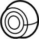 Mopar 68505559AA Wiper Motor Grommet, Rear