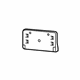 Mopar 68288488AA License Bracket, Front