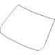 Mopar 68227735AG Windshield, Front