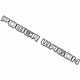 Mopar 6NJ94HA9AA Decal, Rear