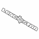 Mopar 68403668AA Nameplate, Black