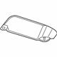 Mopar 5PJ79DX9AC Sunvisor, Black, Passenger Side