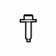 Mopar 6509713AA Floor Console Bolt