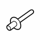 Mopar 68201489AA Radiator Rivet