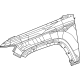 Mopar 68465273AB Fender, Front Driver Side