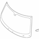 Mopar 68269875AA Windshield, Front