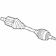 Mopar 68292303AA Axle Assembly, Front Driver Side