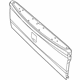 Mopar 68362566AJ Tail Gate, Rear