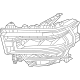 Mopar 68360179AD Headlamp Assembly, Black Bezel