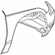 Mopar 5093792AB Fender, Front Passenger Side