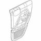 Mopar 5ZW92TX7AI Door Trim Panel, Rear Inner Passenger Side