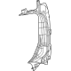 Mopar 7CA80SD4AC Quarter Pillar Trim, Gray, Upper