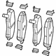 Mopar 68346917AB Brake Pads, Front