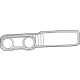 Mopar 68607669AB Cluster Bezel