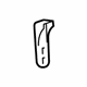 Mopar 68385054AA Striker, Rear Upper Driver Side