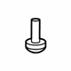 Mopar 6106258AA Lower Hinge Screw, Front