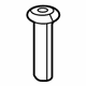 Mopar 5182684AA Spoiler Rivet, Plastic