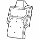 Mopar 68299865AB Seat Back Pad, Front Center
