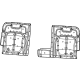 Mopar 68376069AD Seat Back Pad, Rear Driver Side