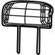 Mopar 6PL671T3AB Headrest, Center, Beige, Rear