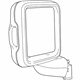 Mopar 68281890AF Power Mirror, Black